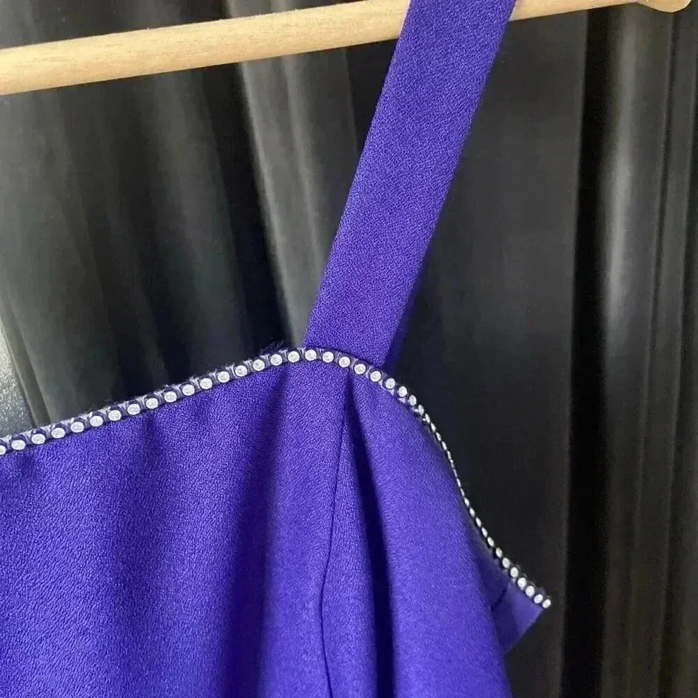 ALEX EVENINGS ROYAL BLUE MOTHER OF THE BRIDE DRESS AND JACKET WITH JEWELS 10P - Image 10