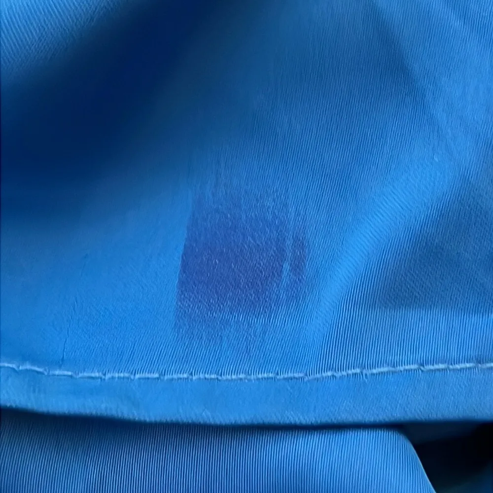 PrettyGarden High Neck Sleeveless Toe Waist Faux Wrap Dress Royal Blue L - Image 6