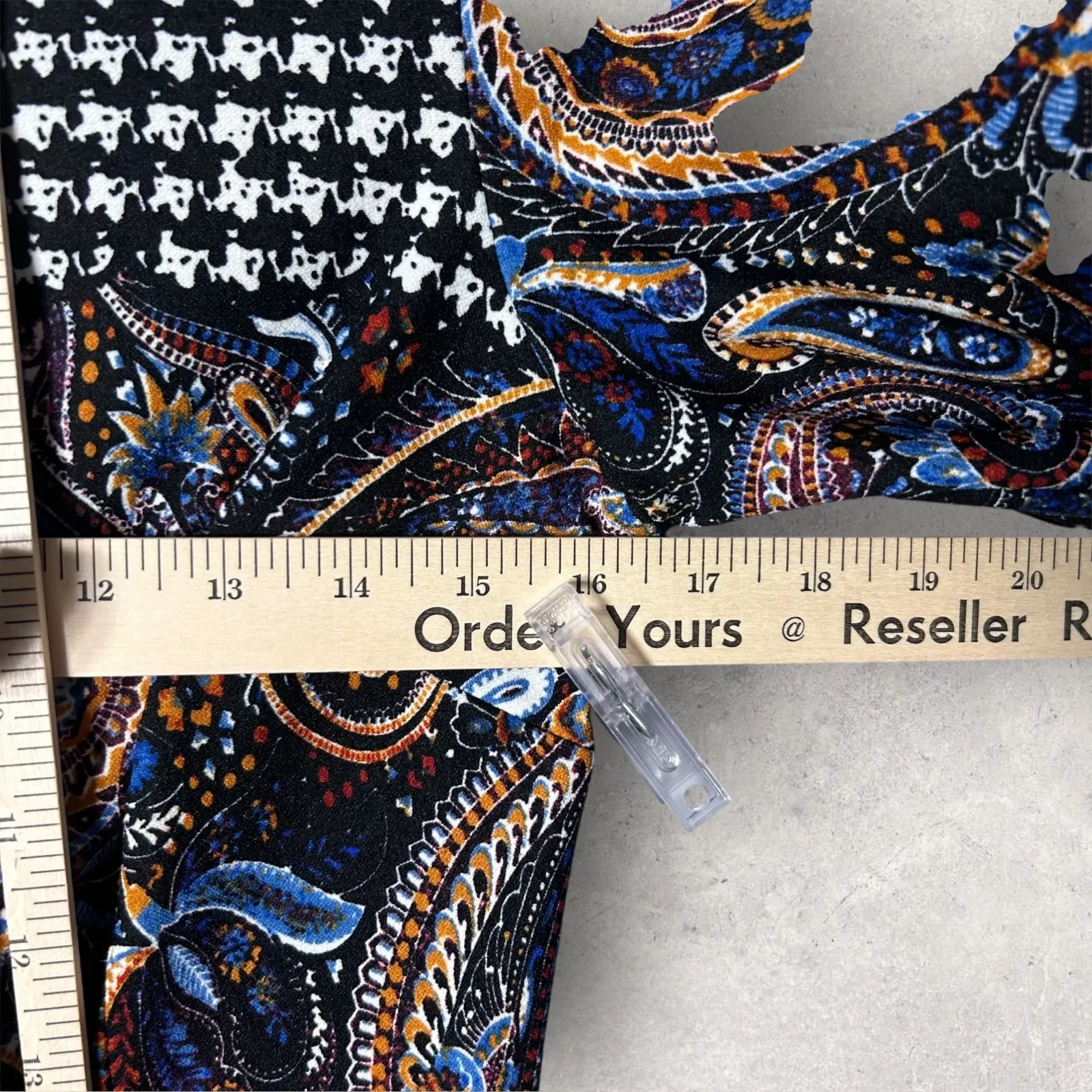 Shelby & Palmer Dress Womens 6 Black Paisley Houndstooth Party Work‎ Casual - Image 6