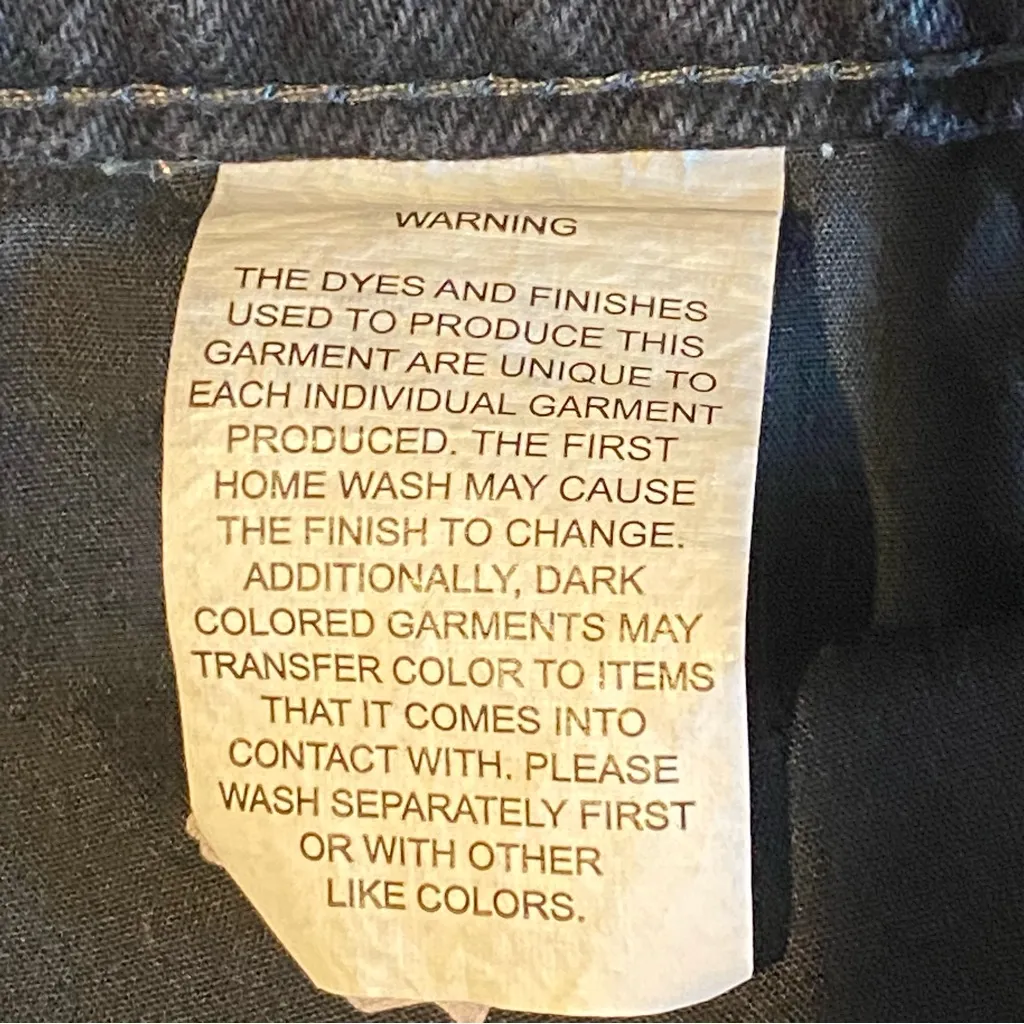 Vtg Empyre Denim Jean Shorts Women Small Black Baggy 90's Button Zip Pocket S - Image 11