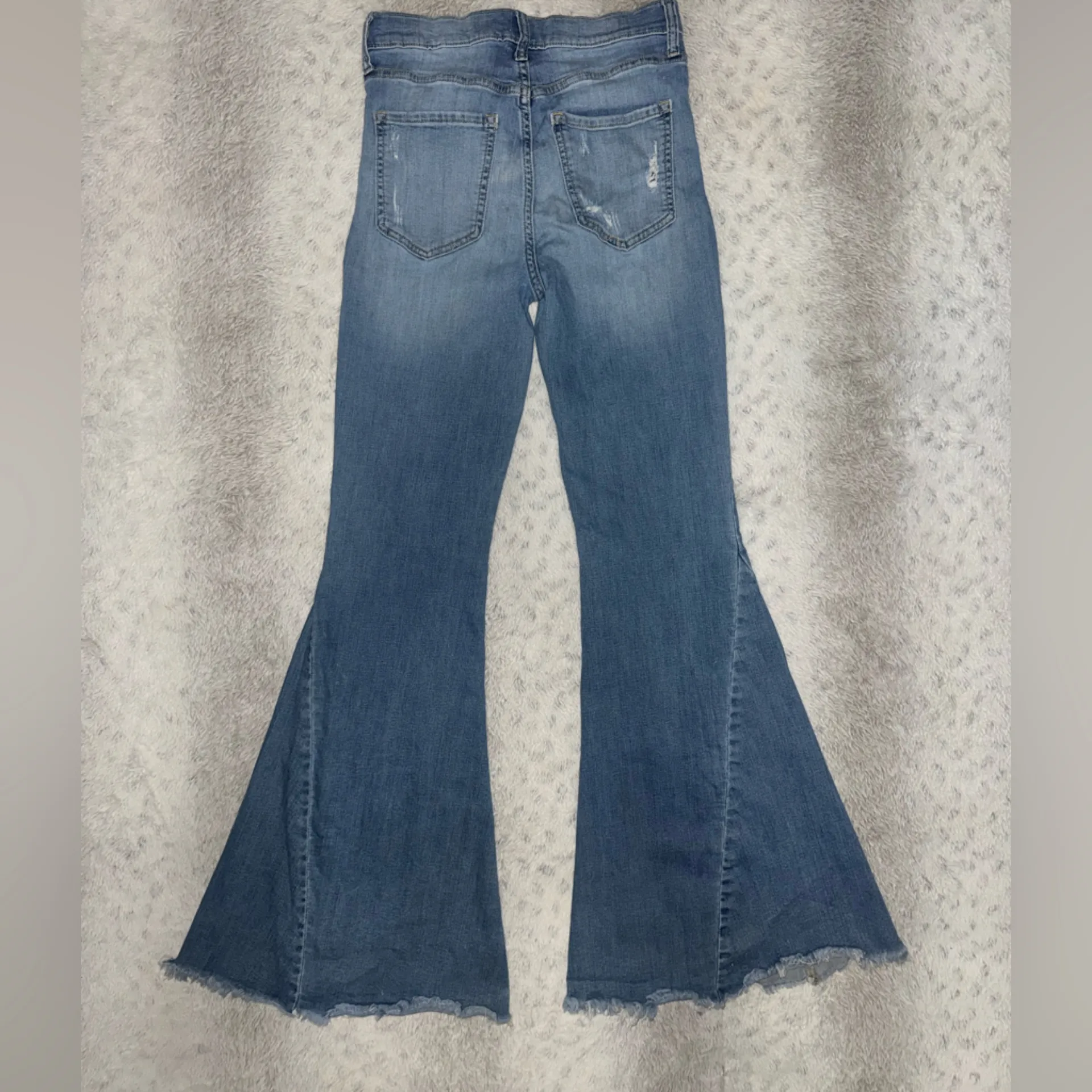 Sneak Peek Denim Flare Jeans Blue Size 28 - Image 6