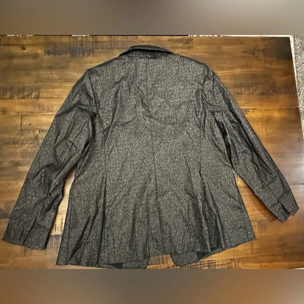 Lane Bryant Sparkly Blazer, Item # 358476, Black & Gold Occasion Jacket, size 18 - Image 7