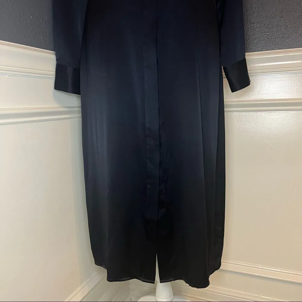 Jenni Kayne Satin Button Down Shirtdress - Image 11