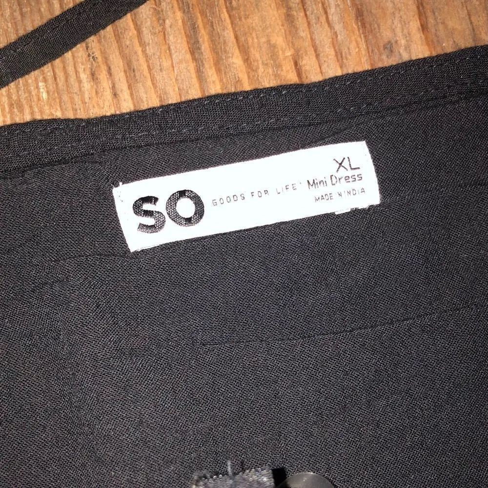 SO s black dress XL - Image 2