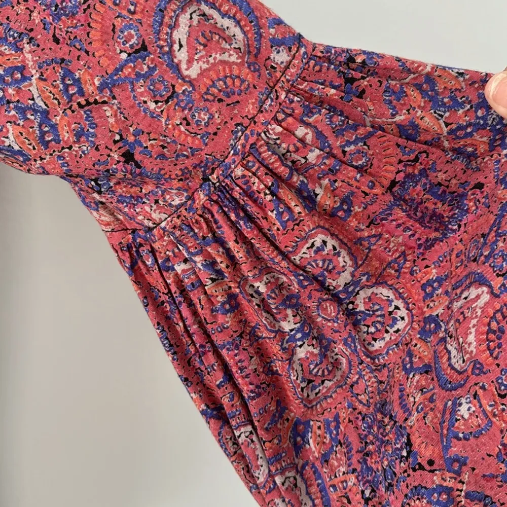 Free People Paisley Print Boho Jacket Size Medium - Image 10