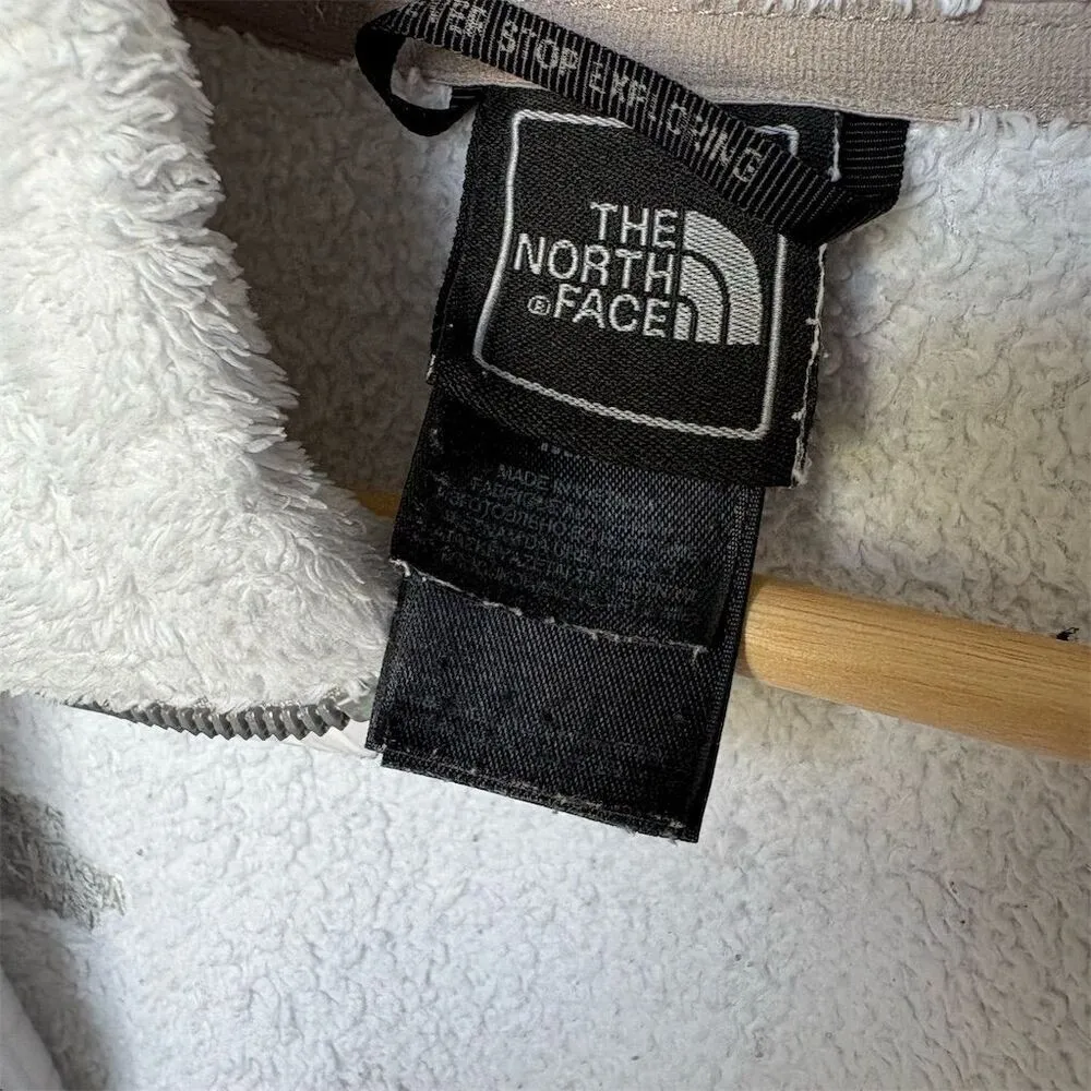 The North Face Women's Fleece Jacket Light Blue Size M Full Zip Mock Neck - Image 5