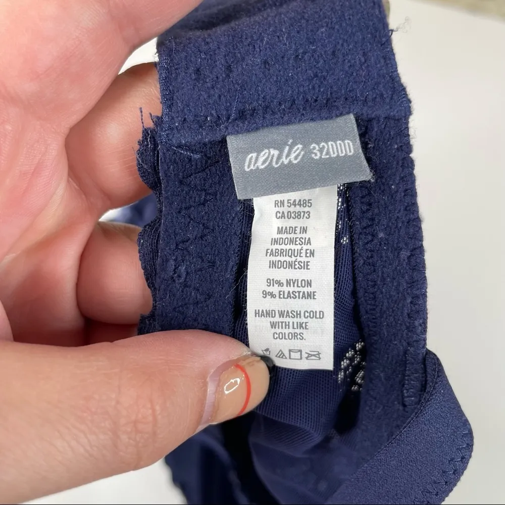 Aerie Navy Lace Bra Size 32DDD - Image 3