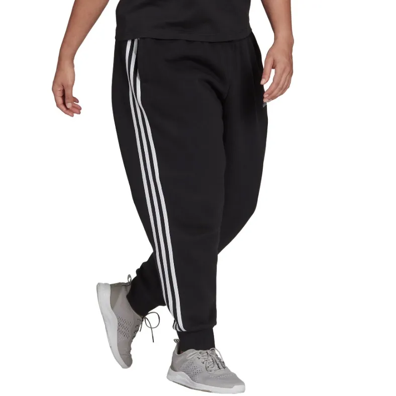 Adidas Essentials 3-Stripes Fleece Joggers in Black, Plus Size 3X, NWT - Image 7