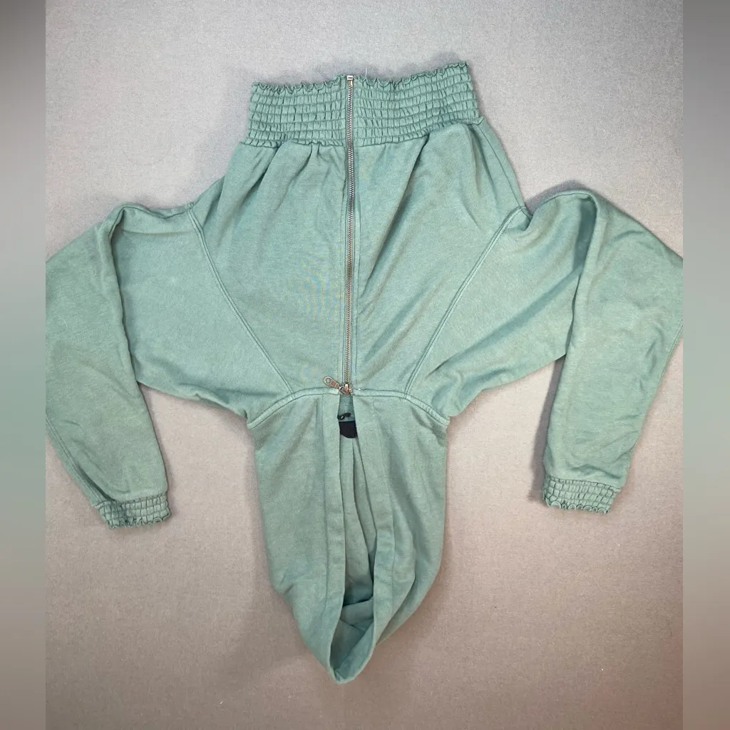 Urban Outfitters Out From‎ Under Cropped Hoodie Green Size M - Image 8