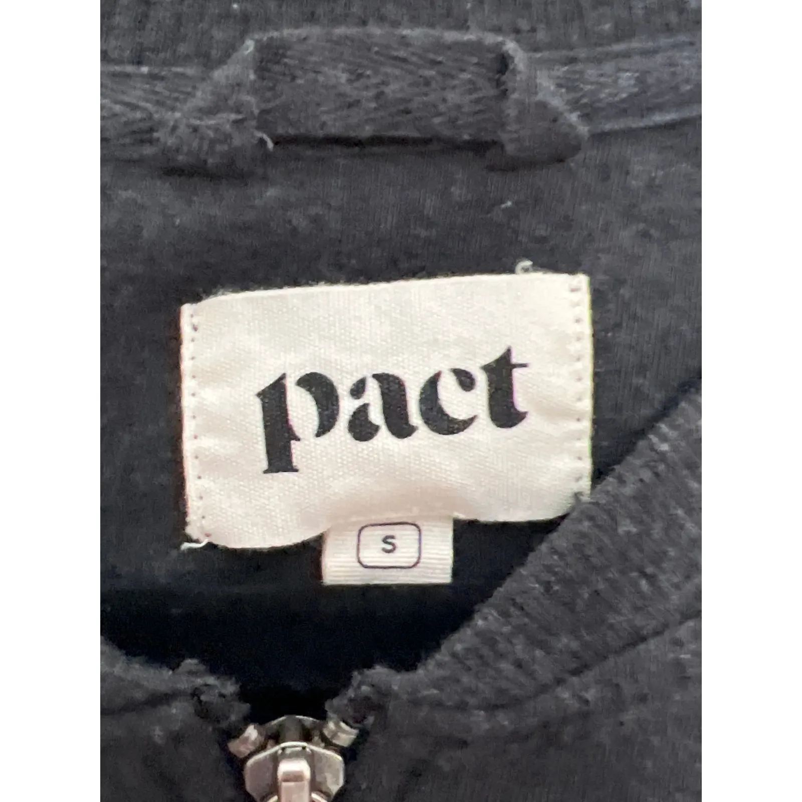 Pact size S jacket zip up 100% organic cotton pockets casual outdoor outdoors Gray - Image 5