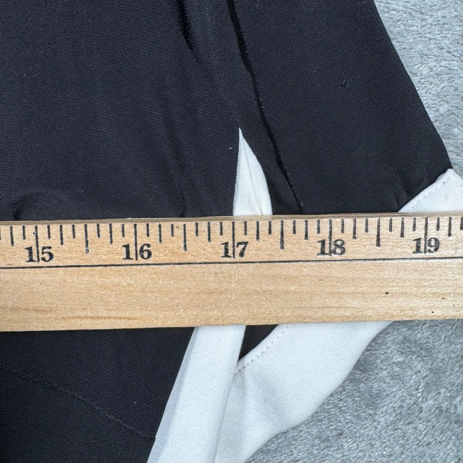 Lauren Ralph Lauren Sheath Dress Black White Asymmetric One Shoulder 10 Event - Image 9