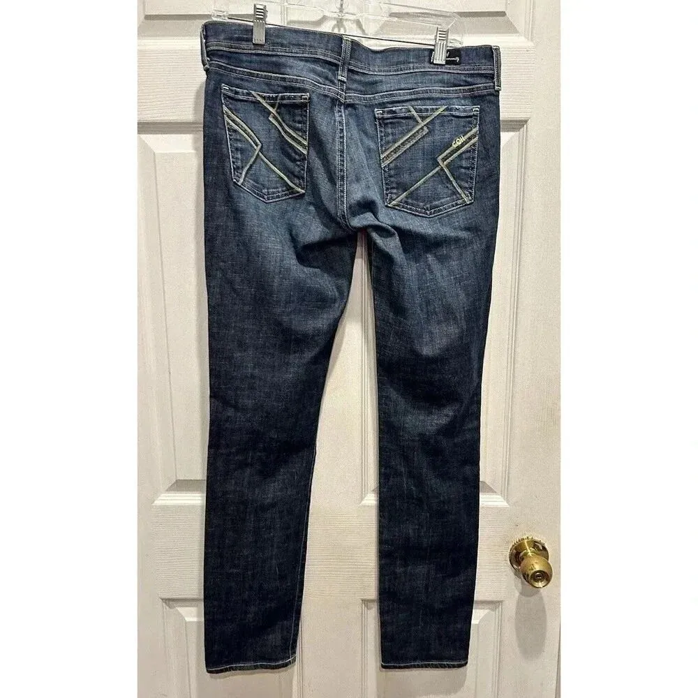 Citizens Of Humanity 31 Jean Low Waist Electric Guitar #236 Avedon Stretch Blue - Image 8