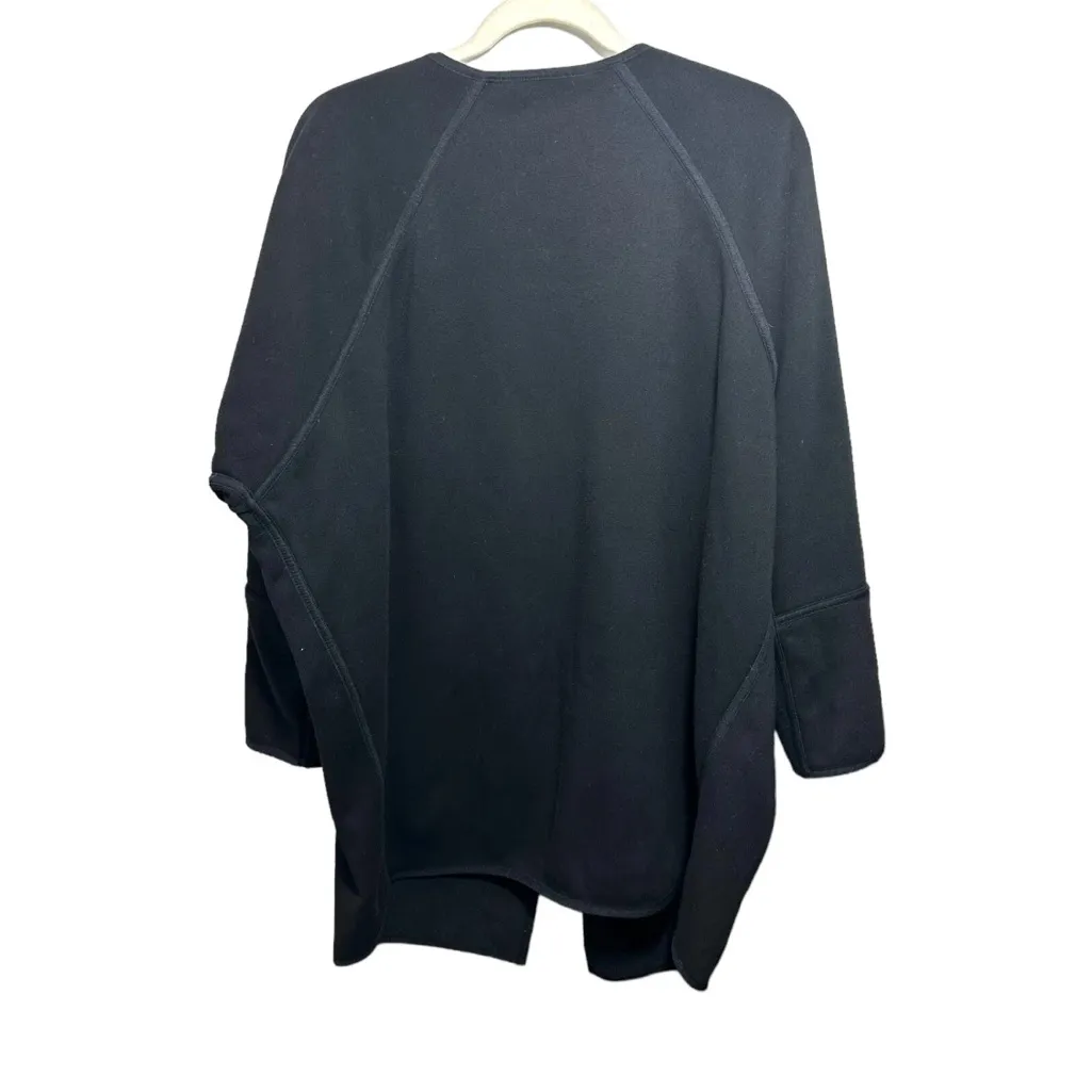 Athleta Black Cozy Karma Wrap Cardigan Size Small - Image 3
