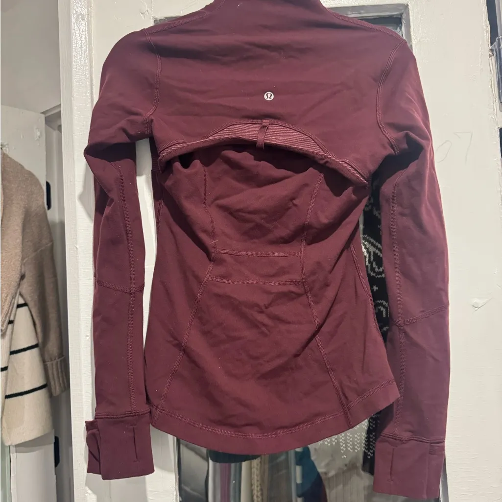 Lululemon Athletica Deep Red Utility Jacket - Image 5