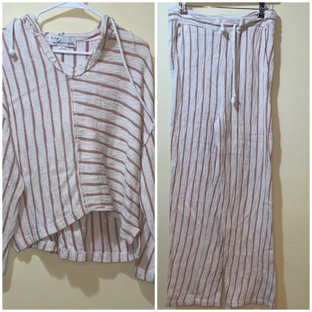 Womens Vintage Havana EST.1954 Striped Two Piece Set - Image 2