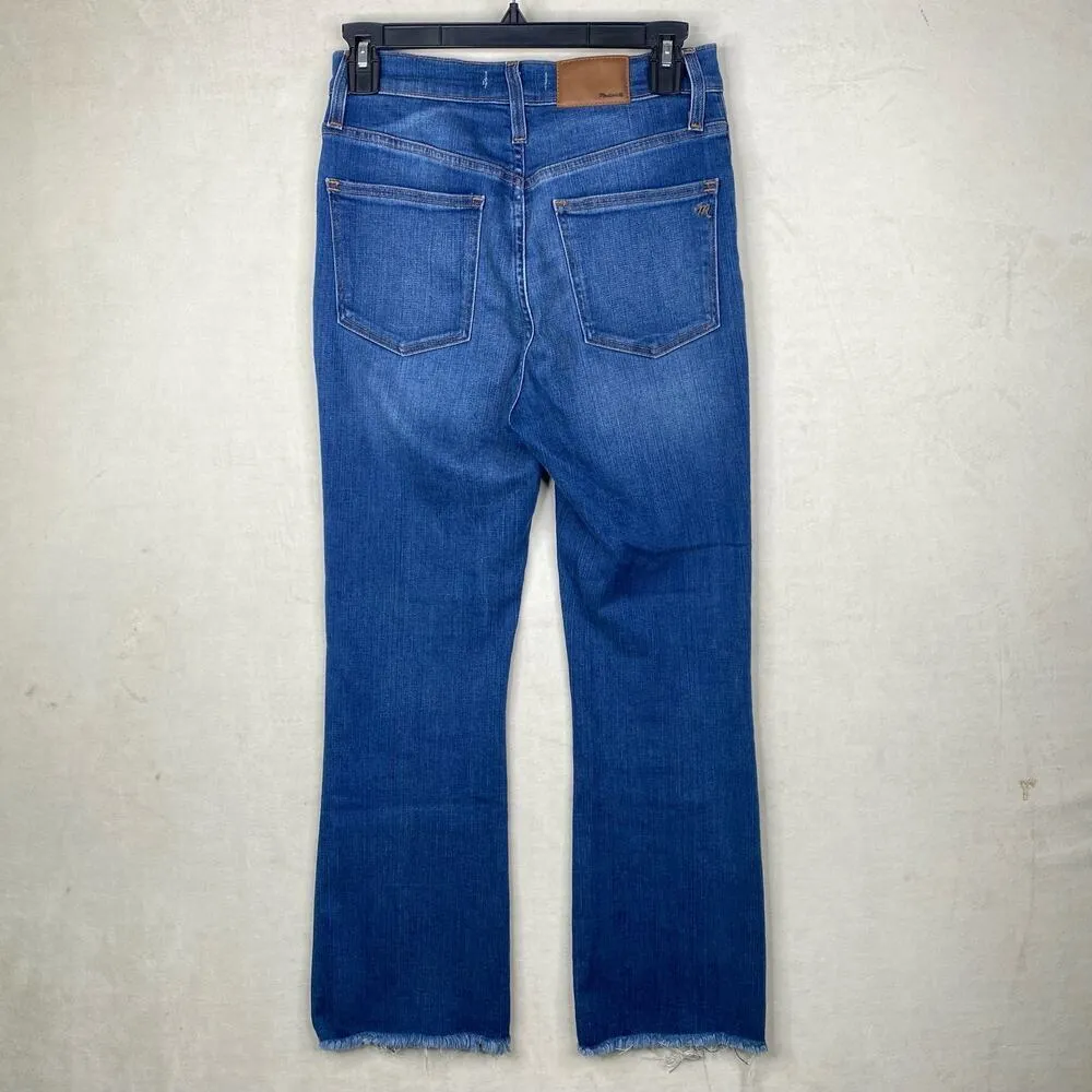 Madewell Light Blue Cali Demi-Boot Jeans in Marco Wash High-Rise Stretch 26 - Image 7