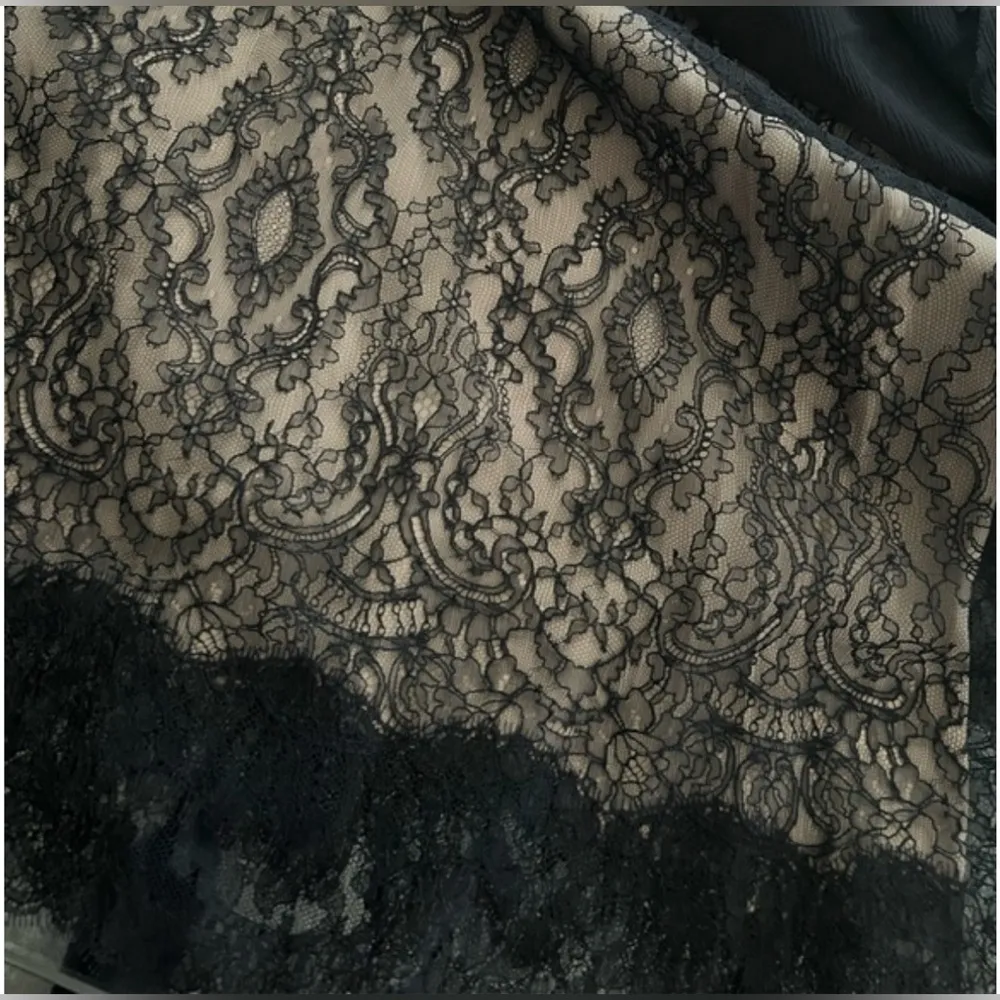 Elie Tahari Strapless Silk Chiffon Cocktail Gown Black Gold Size 0 XS (Altered) - Image 14