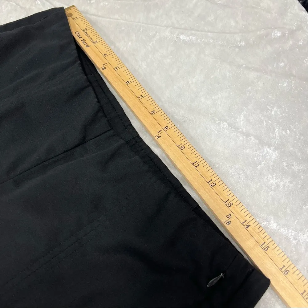 J.Jill essential black cotton stretch 12 pants w/zippered pockets career wear - Image 6