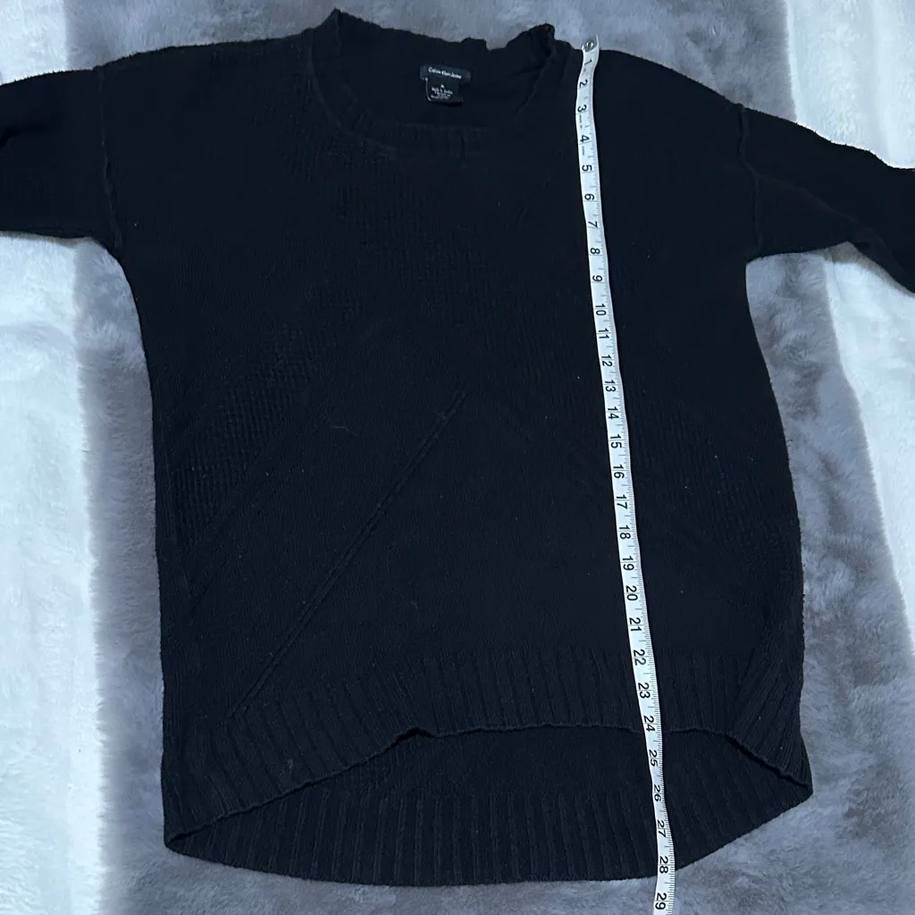 Calvin Klein Medium Women's Gray and Black Sweater Set - Image 8