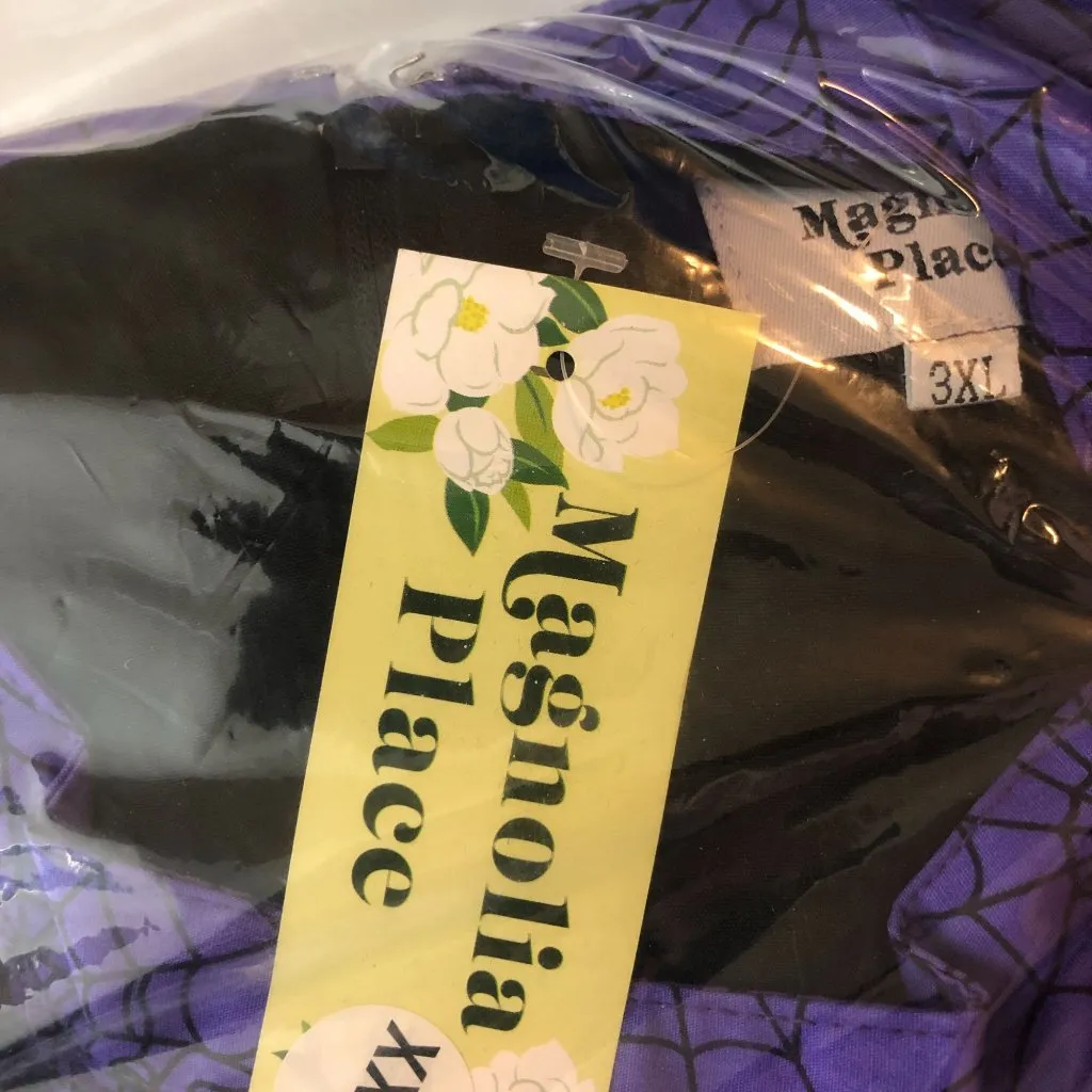 Magnolia Place Unique Vintage Purple Spiderweb Mini Dress Shift Sleeveless 3XL Size undefined - Image 6