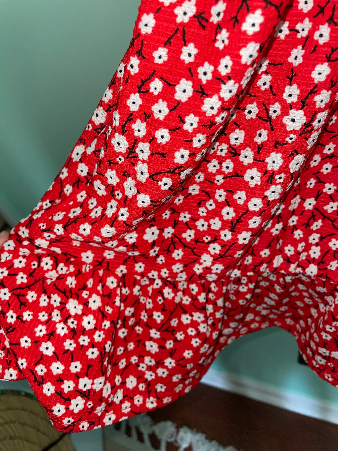 Topshop Red  Sundress - Image 4