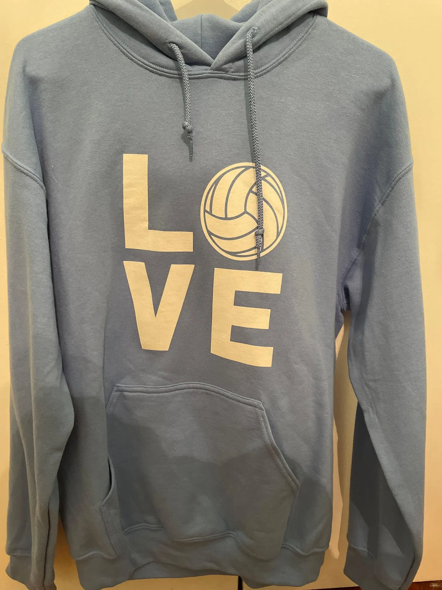 Volleyball Sweatshirt Blue Size M - Image 2