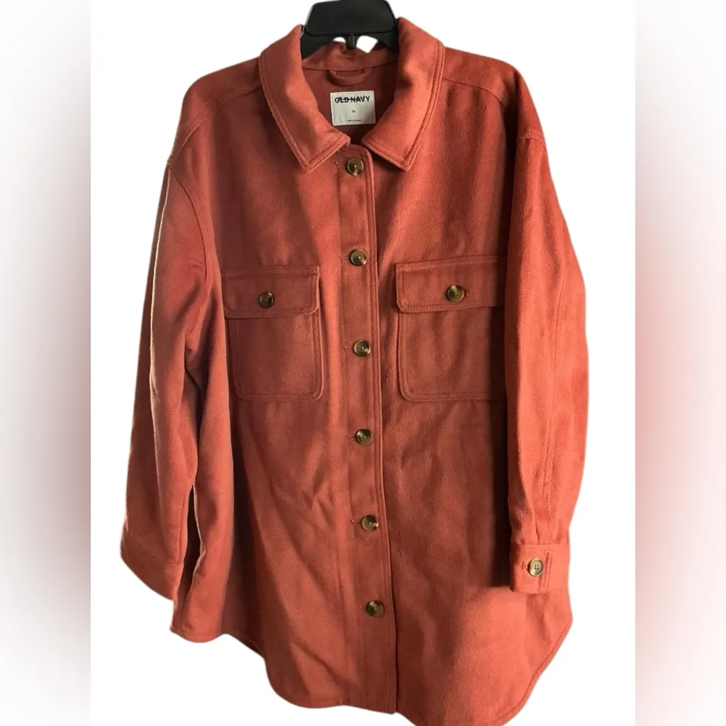 Old Navy Women's Terracotta Utility Jacket - Image 2