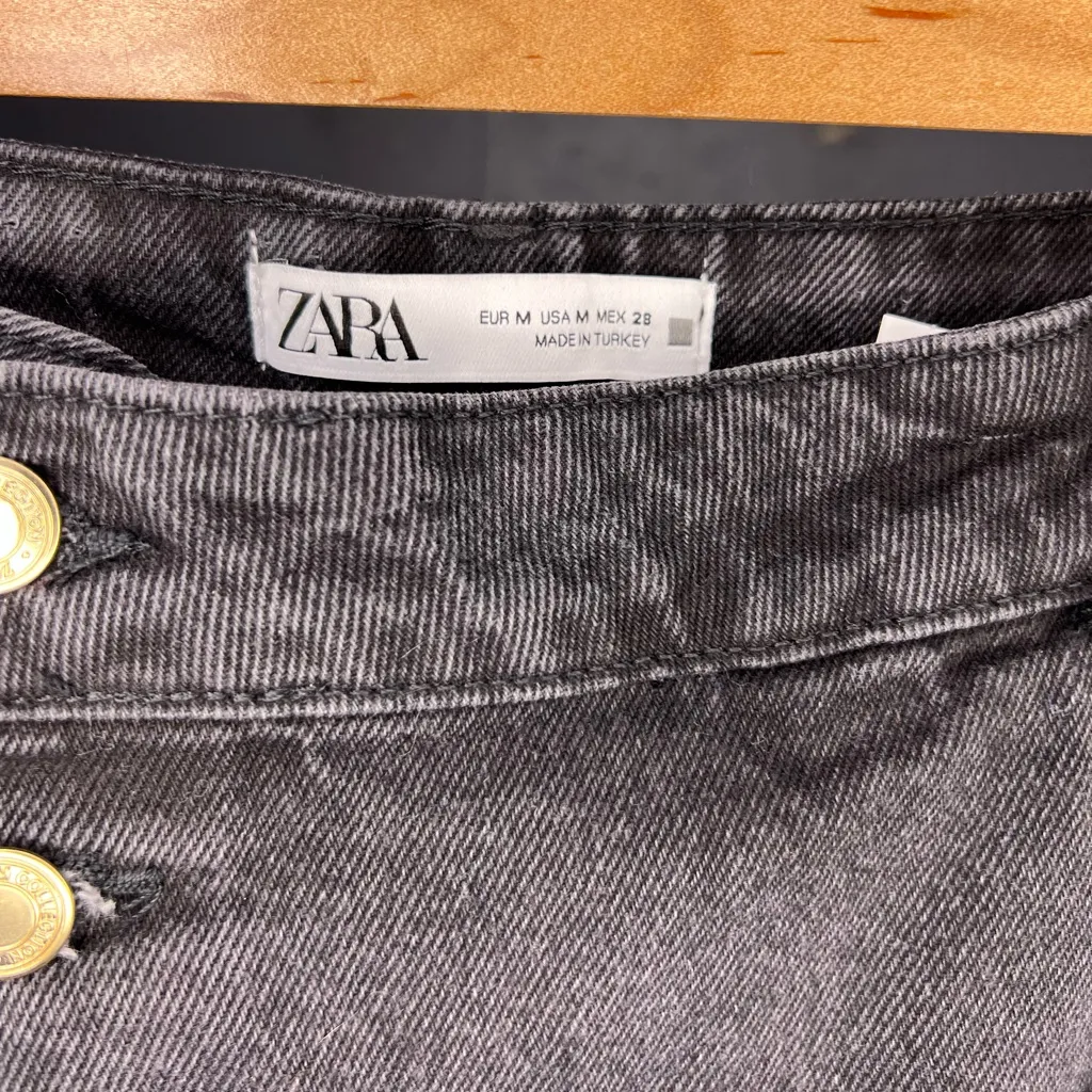Zara NWT Denim Skort Size Medium - Image 2