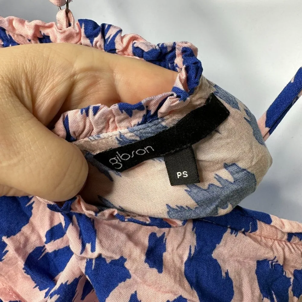 Gibson x Hot Summer Nights Two Peas Layered Camisole Romper Size Petite Small - Image 5