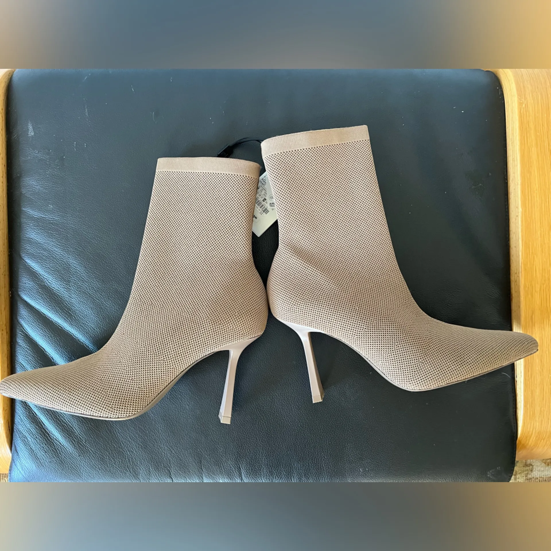 NWT: Zara neutral Ankle Boots - Image 2