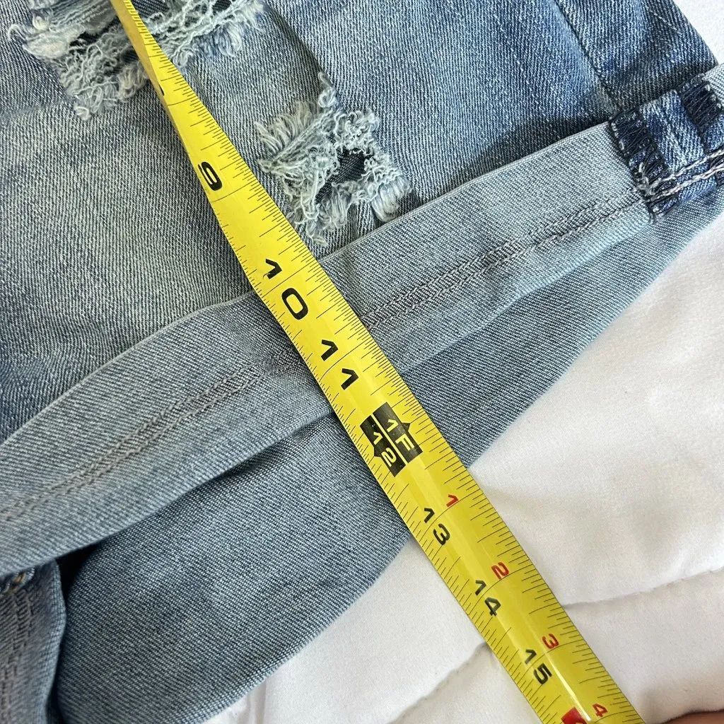 Signature by Levi Strauss Womens High Rise Modern Denim Shorts Stretch Blue Size XS - Image 5