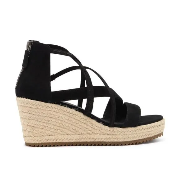 EILEEN‎ FISHER Womens Wanda Strappy Leather Wedge Sandal Size 11 NWT - Image 4