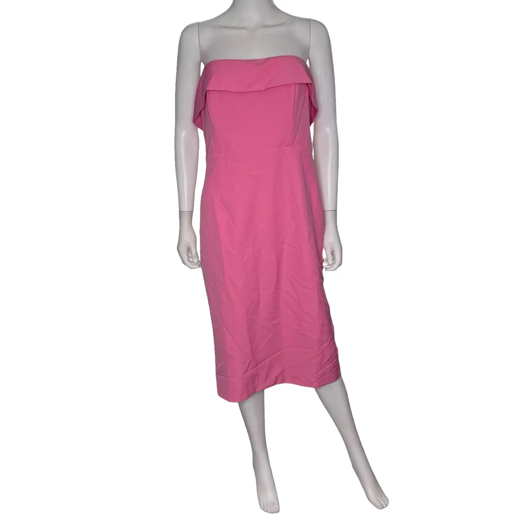 Bardot Women’s Strapless Georgia Dress in Candy Pink Sz 8 NWT - Image 2