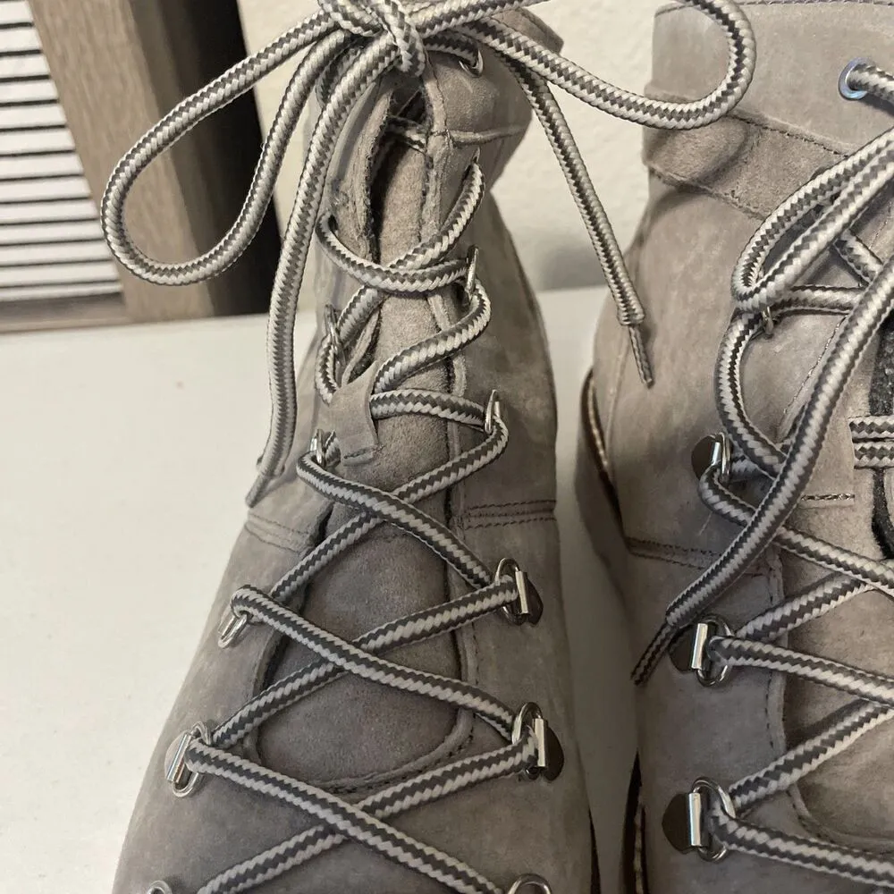 Roxy Spencir Alpine Collection Leather Hiking Trail Boot Gray Women’s Sz 9.5 EUC - Image 4