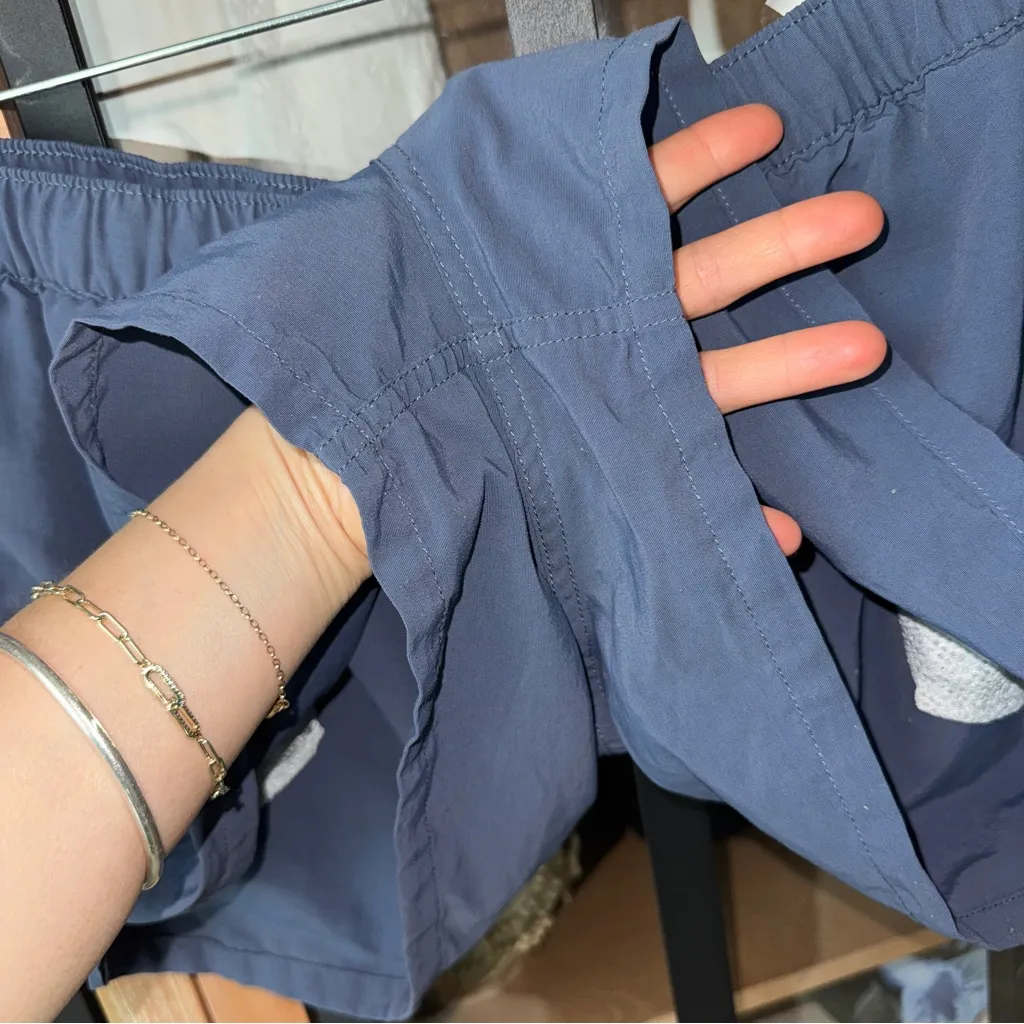 Patagonia Barely Baggies shorts navy performance active workout stone slate - Image 5