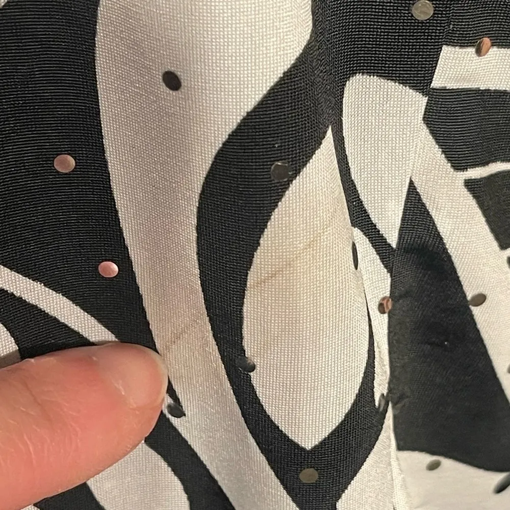 Vintage Brownstone Studio lightweight zip up Top Black Size L - Image 6