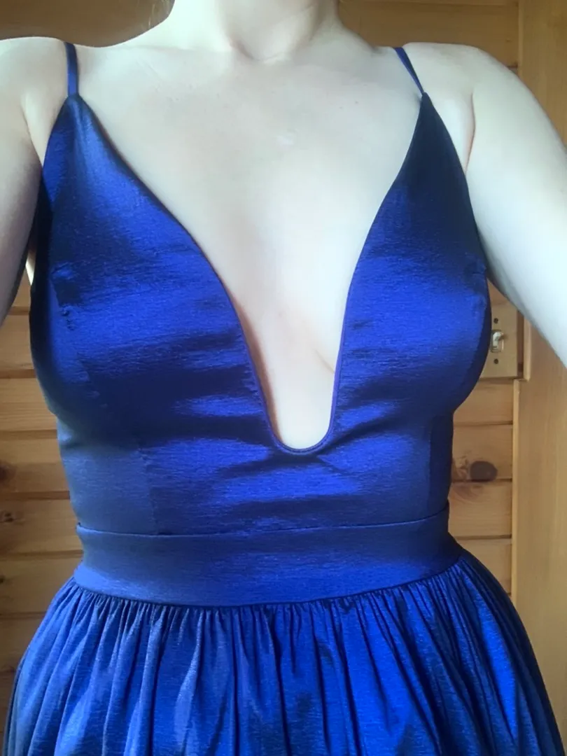 Windsor Royal Blue Formal Dress - Image 5