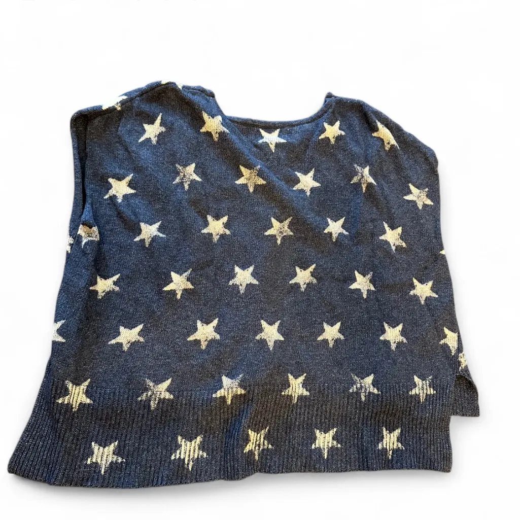 Denim & Supply Ralph Lauren Womens Star-Print Short Sleeves Pullover Sweater S - Image 2