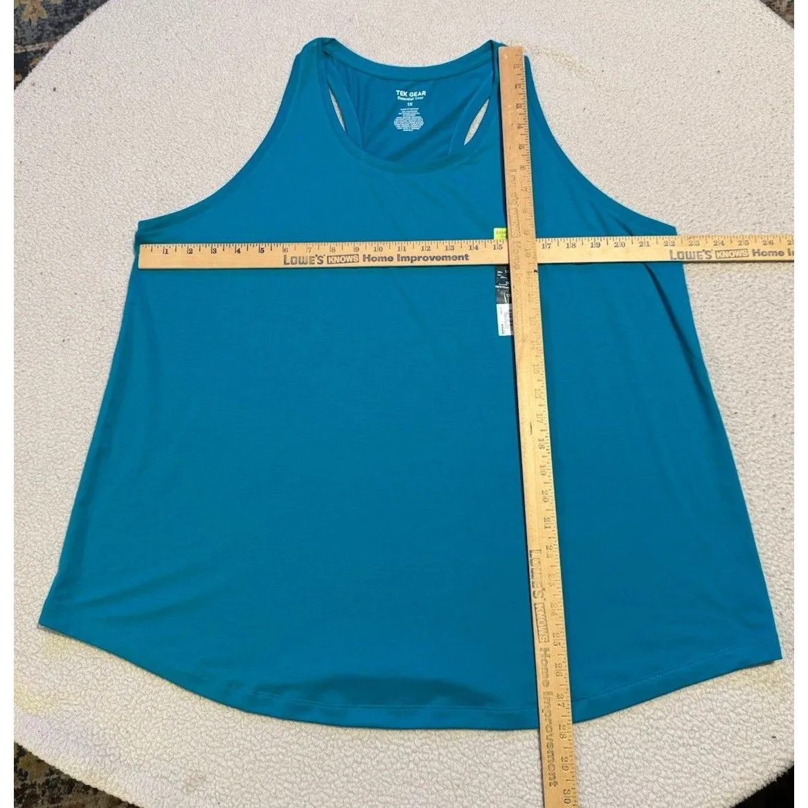 Tek Gear Women's Plus Size Work gear Wicking Tank Top 1X Dark Aqua New - Image 7
