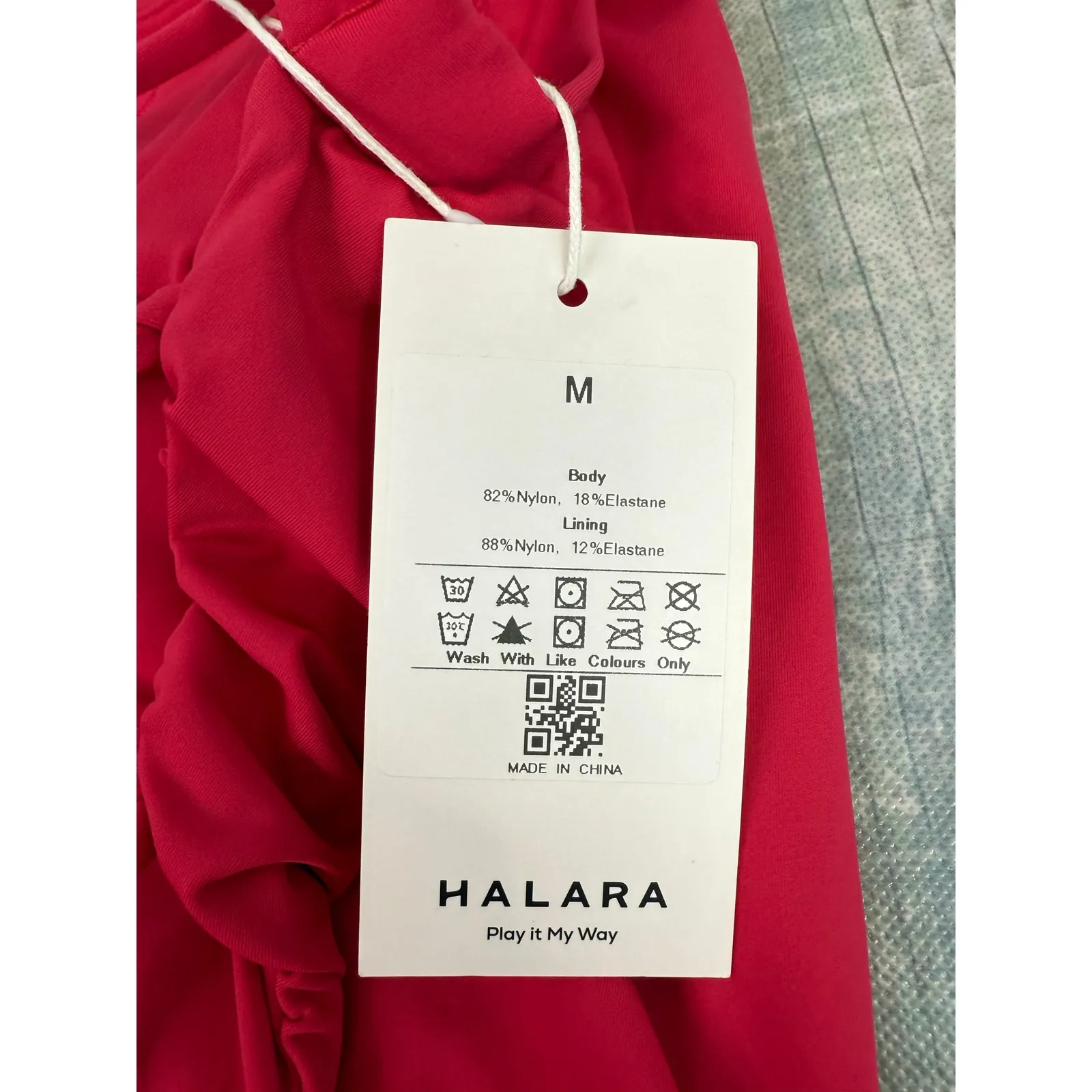 Halara Dress Size Medium Play It My Way Salmon Pink NEW Built in Bra Strappy - Image 4