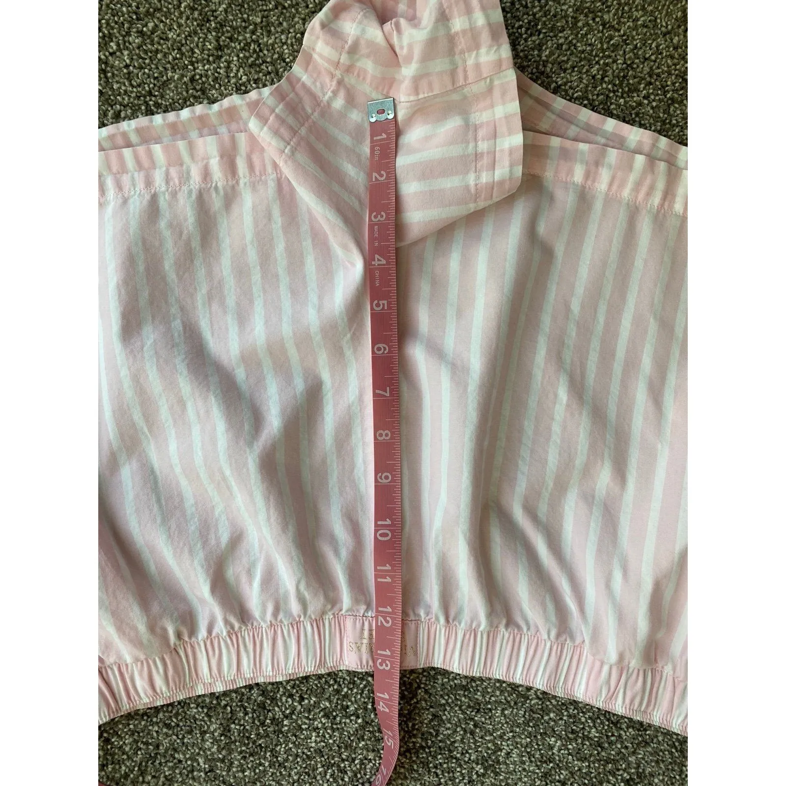 Victoria’s Secret Pink & White Striped Cotton Sleep Shorts – Size XL - Image 4