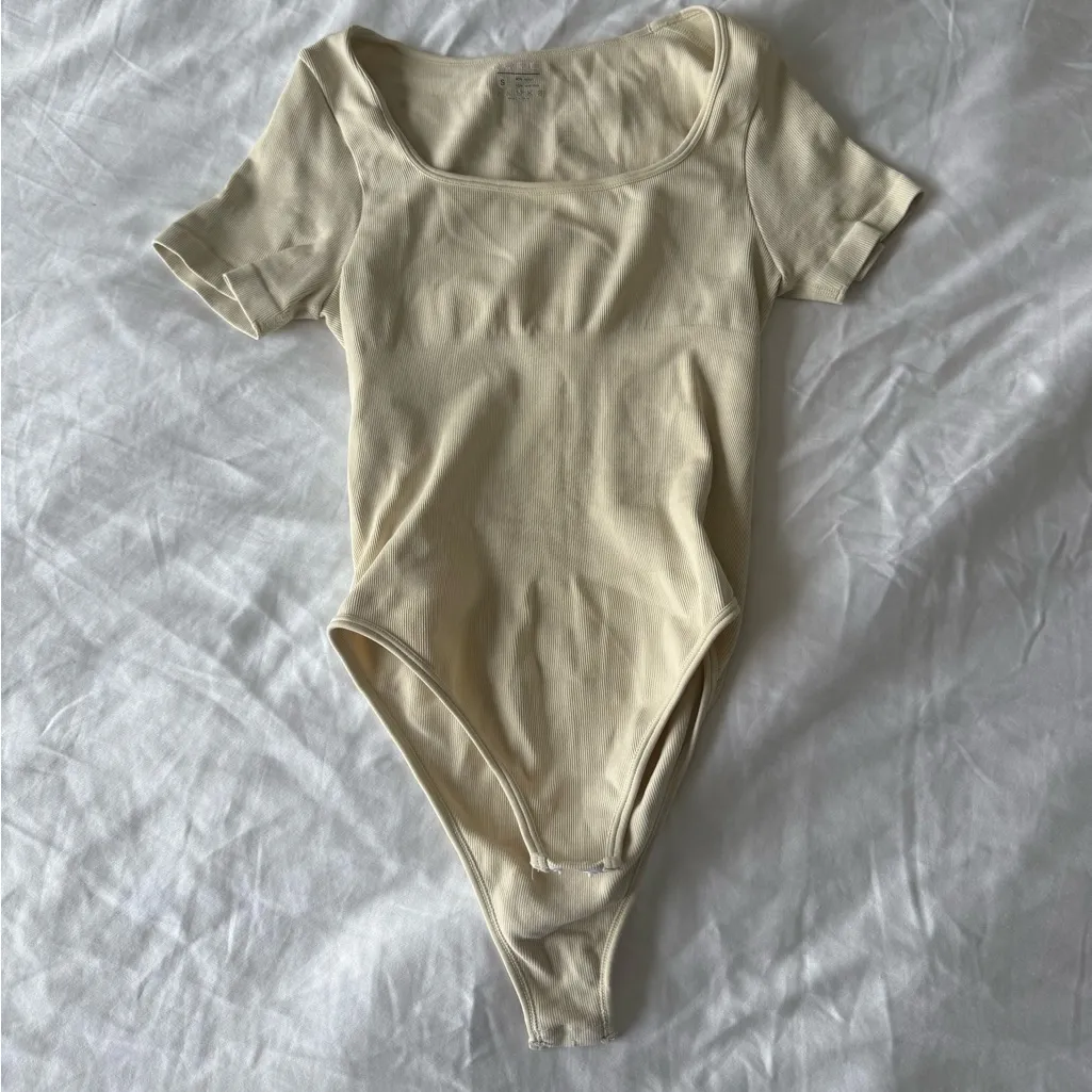 Amazon beige square neck bodysuit - Image 2