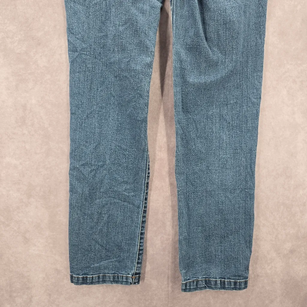 Pierre‎ Cardin Blue Straight Tapered Denim Jeans Pants 10 - Image 6