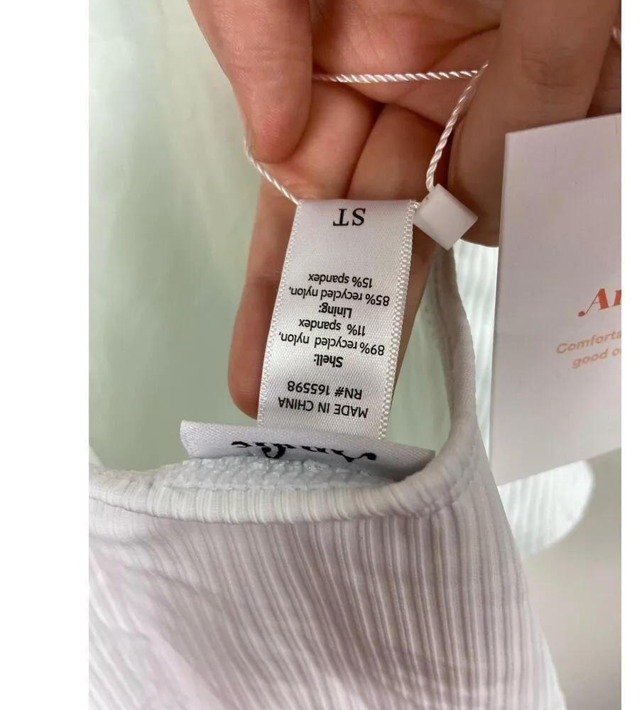 Andies swim The Tulum One Piece LT Women White One Piece Bodysuit Size ST - Image 4