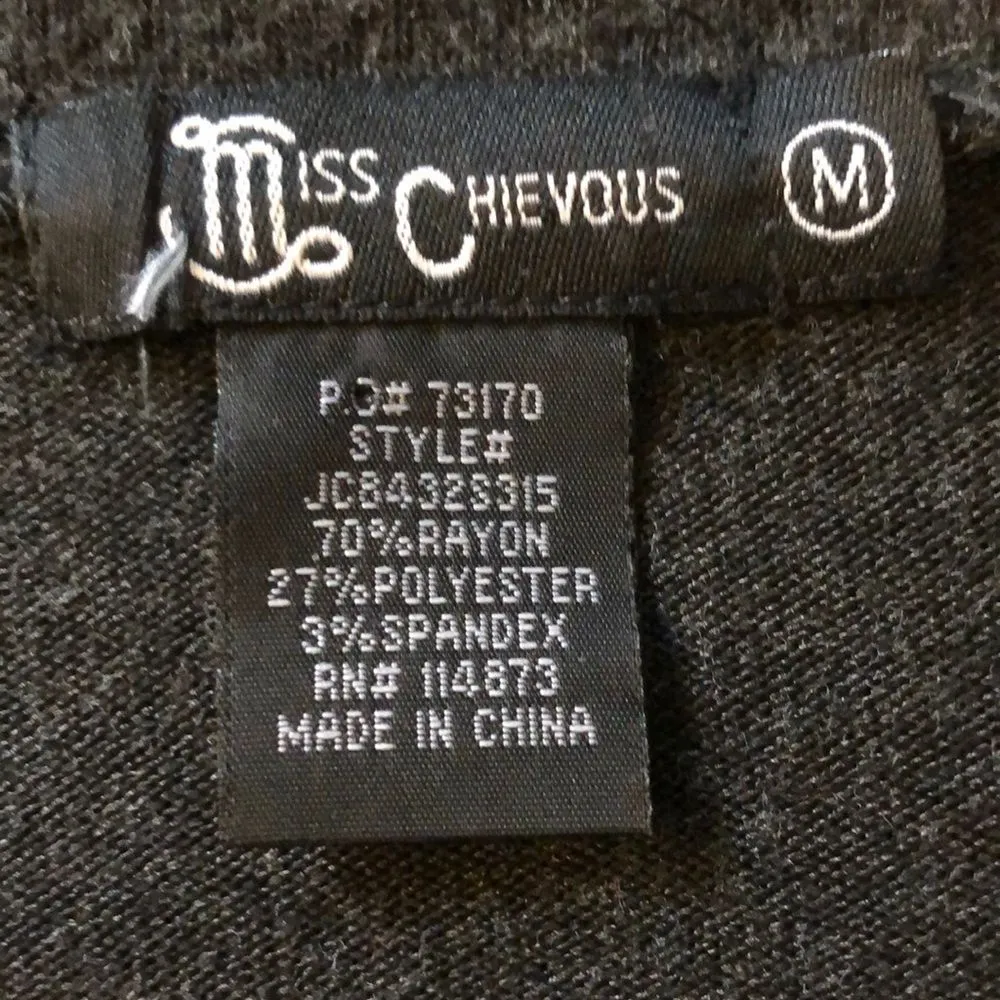 Miss Chievous Color Blocked Twist Front Pullover M - Image 8