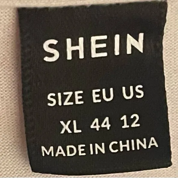 SHEIN- White Square Neck Bodysuit Size XL - Image 7