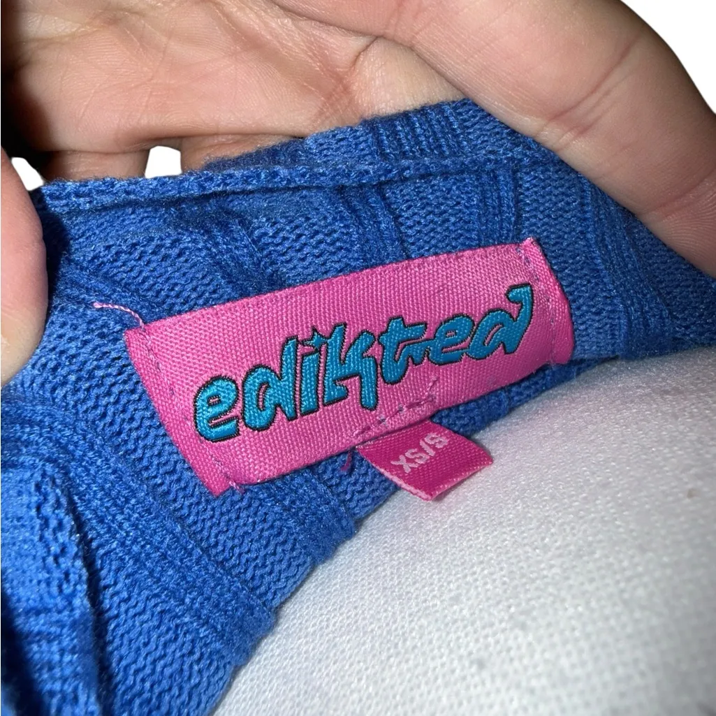 Edikted Bonnie Rib Crop Sweater - Image 5