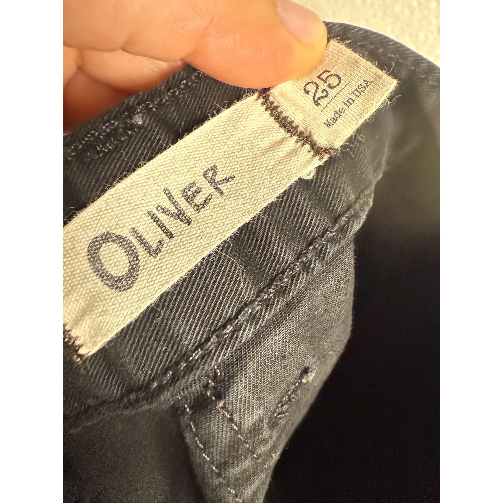 Elizabeth and James Oliver Black Low Rise Utility Slim Jogger Pants 25 - Image 9
