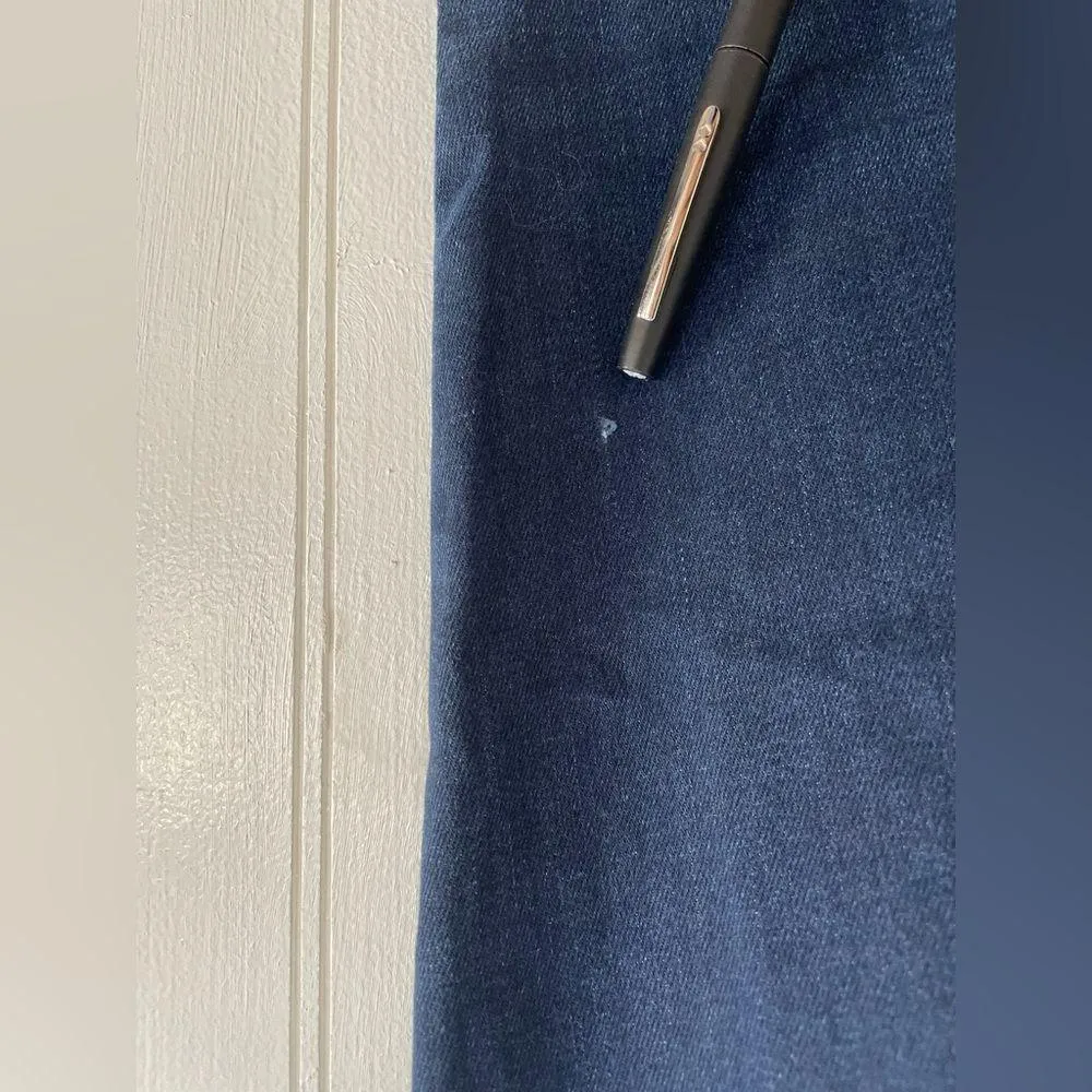 J. CREW Mid-Rise 9” Toothpick Button Fly Skinny Jeans Dark Wash Denim Size 32T - Image 11