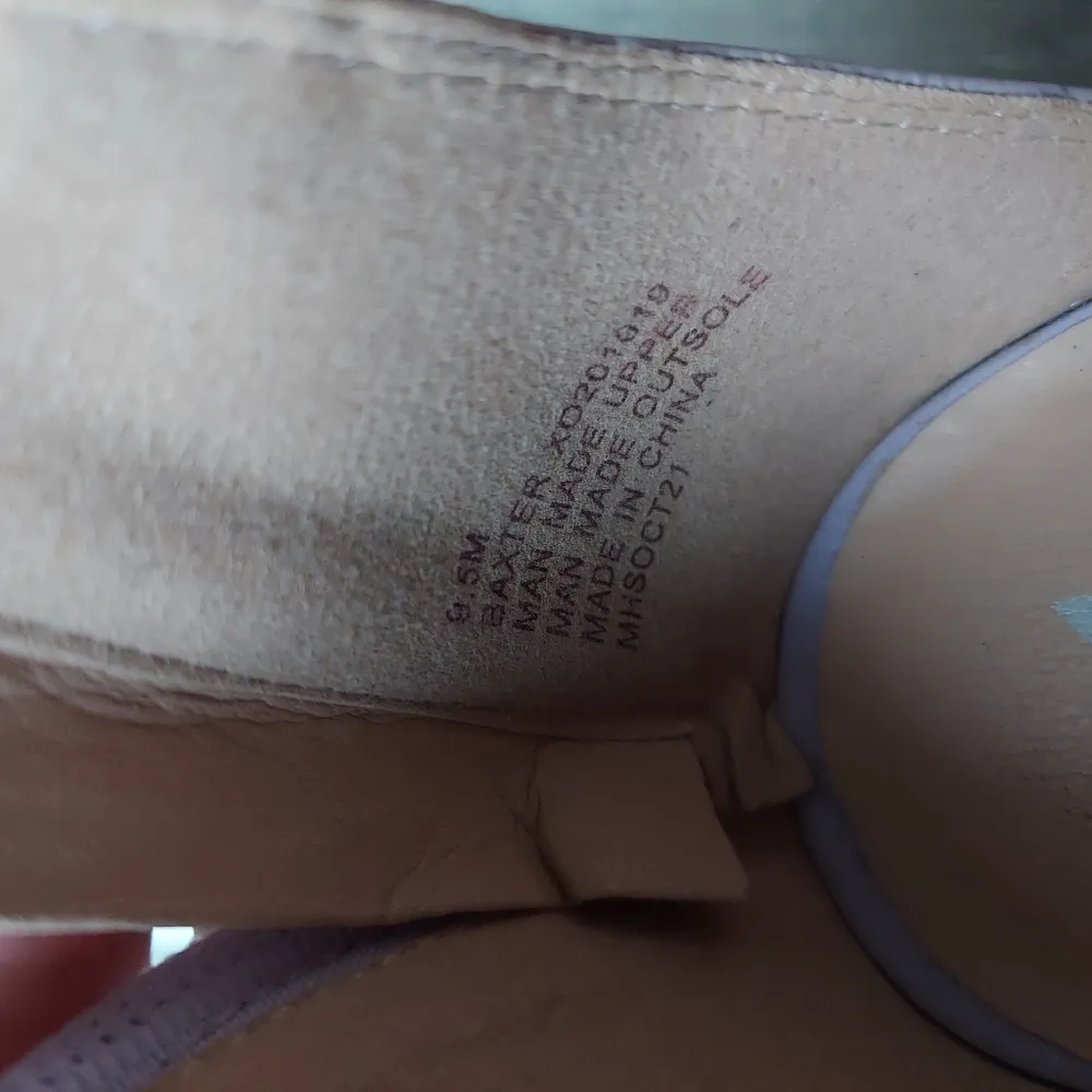 XOXO Size 9.5 Light Purple Lavender Weave Wedge Heels - Image 4